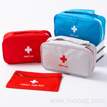 Custom Wholesale First aid kit drug package bag outdoor function family needs pills organizer bags waterproof